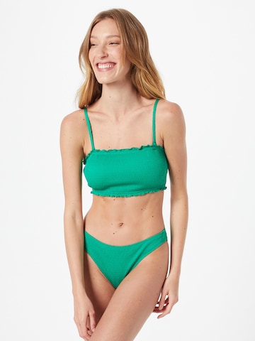 Monki Bustier Bikinioverdel i grøn