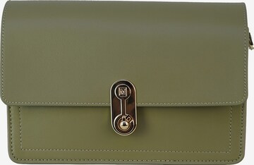 Borsa a spalla 'Borsa a Spalla Carol Miniflap Bruno Magli Eco-Pelle Twist Lock' di Bruno Magli in grigio: frontale