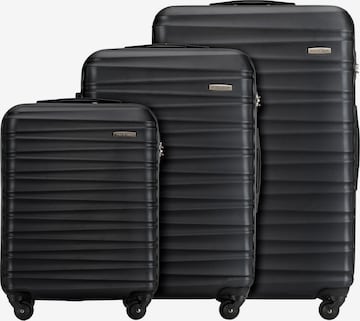 Wittchen Suitcase Set 'GROOVE Line' in Black: front