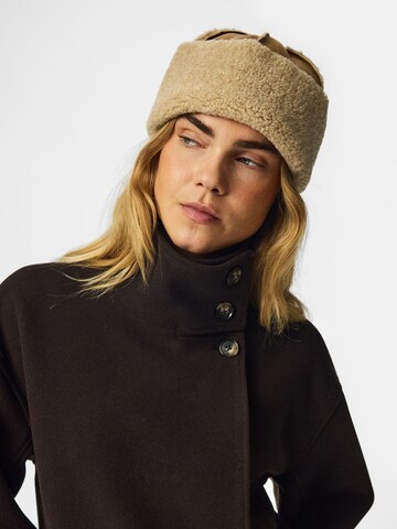 Bonnet 'PCArlo' PIECES en marron