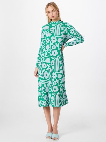 MonkiKošulja haljina 'Rakel' - zelena boja: prednji dio