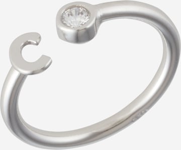 Singularu Ring in Silver: front