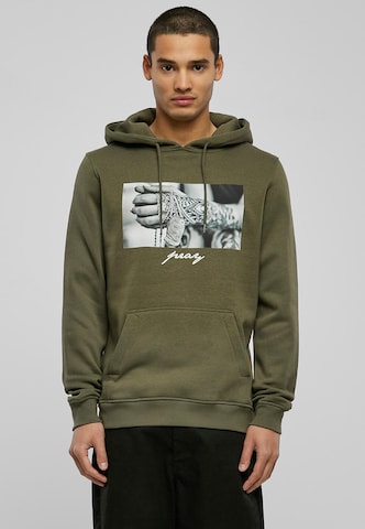 MT Men Sweatshirt 'Pray 2.0' in Grün: Vorderseite