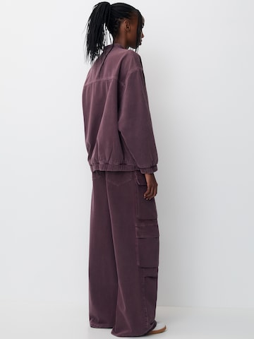 Pull&Bear Between-Season Jacket in Purple