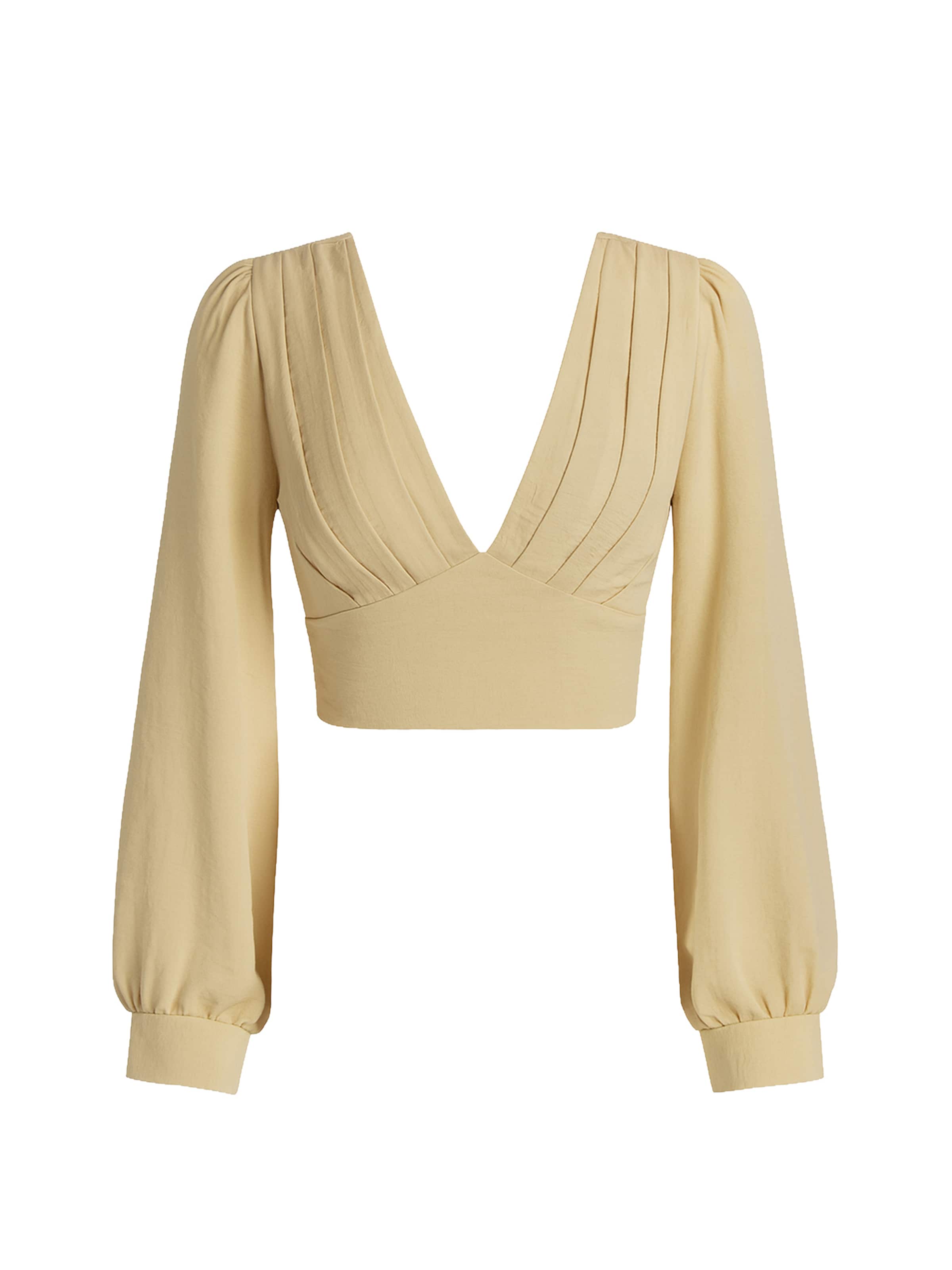 Elara Bluse i beige, Produktvisning