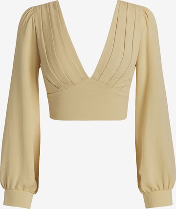 Chemisier Elara en beige : devant