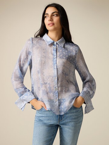 oltre Blouse in Blauw
