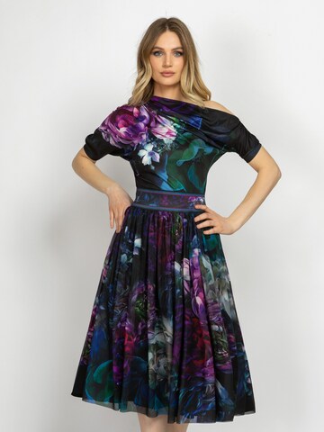 JIORO Shirt 'PEONIES' in Gemengde kleuren