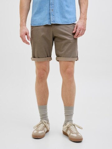Regular Pantalon chino 'JPSTBowie' JACK & JONES en beige : devant