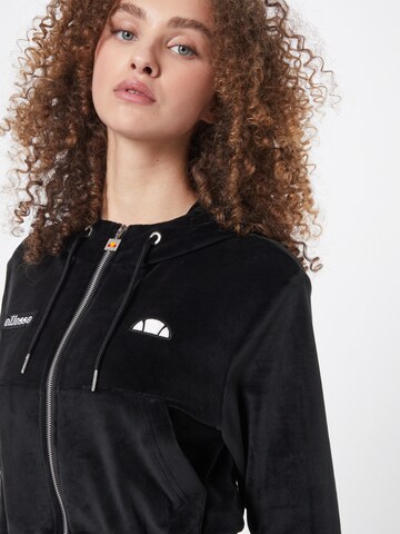 ELLESSE Zip-Up Hoodie 'Kirsten' in Black