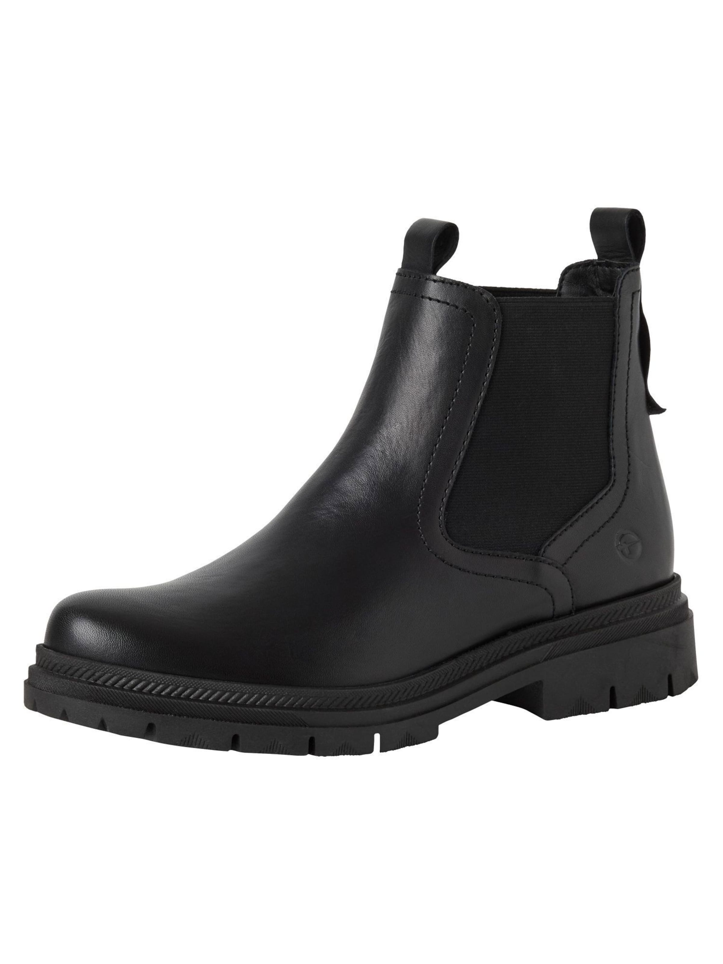 Tamaris Chelsea boots in Black: front