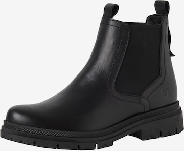 Tamaris Chelsea Boot in Schwarz: Vorderseite