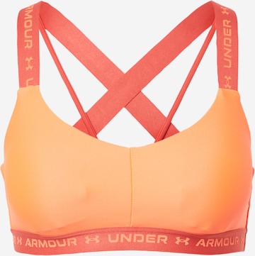 UNDER ARMOUR Bralette Sports Bra in Red: front