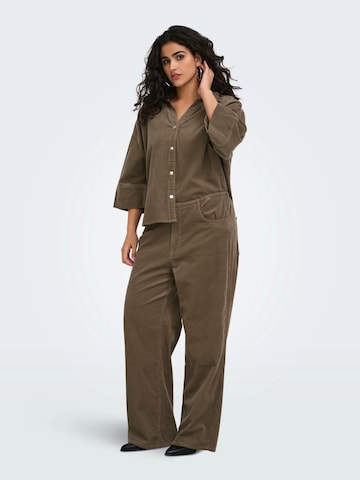 ONLY Carmakoma Blouse 'CARNESSA' in Bruin