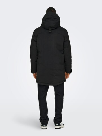 Only & Sons Зимняя парка 'ONSPrime' в Черный