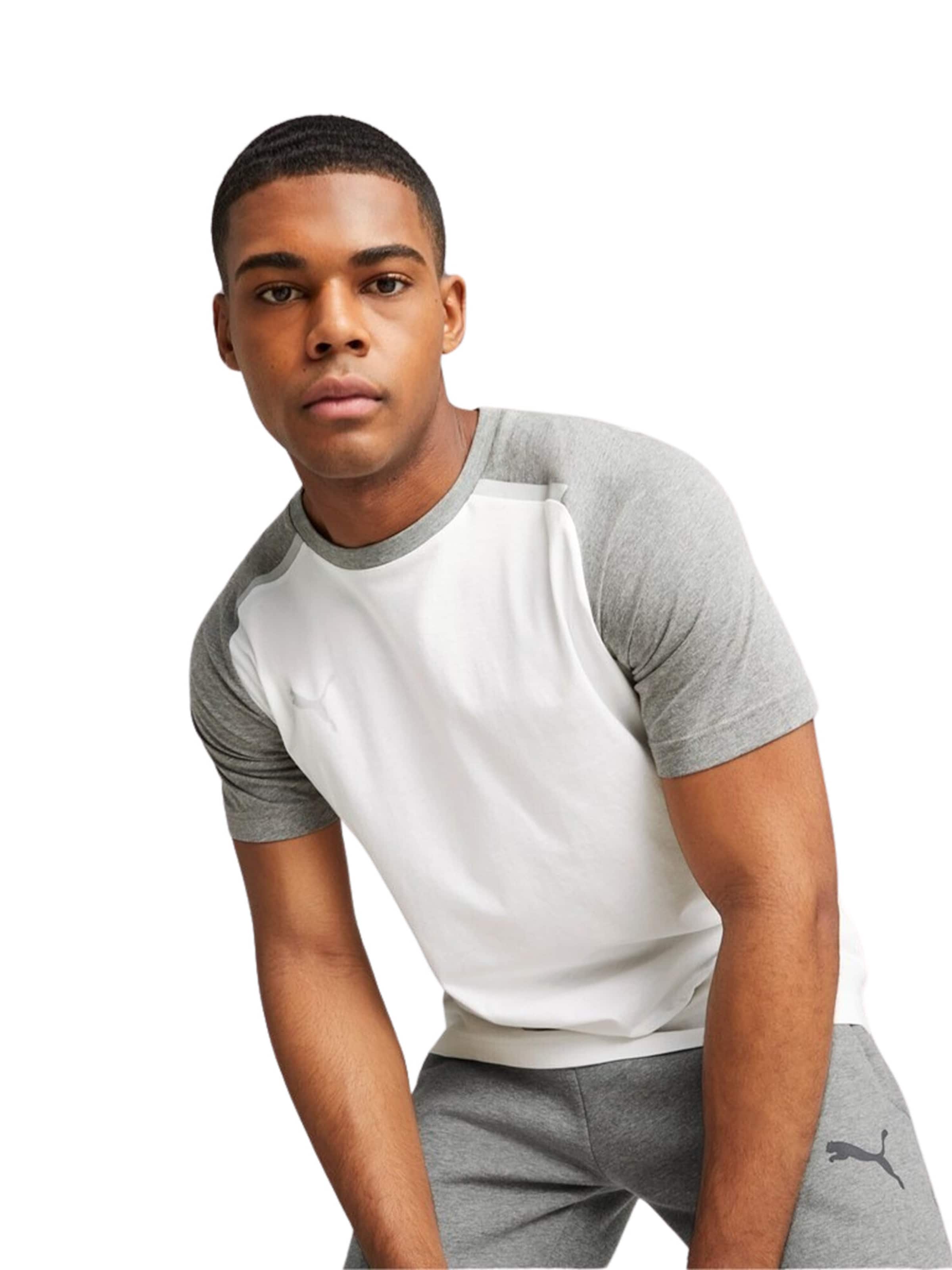 Maglia funzionale 'Team Cup' di PUMA in bianco: frontale