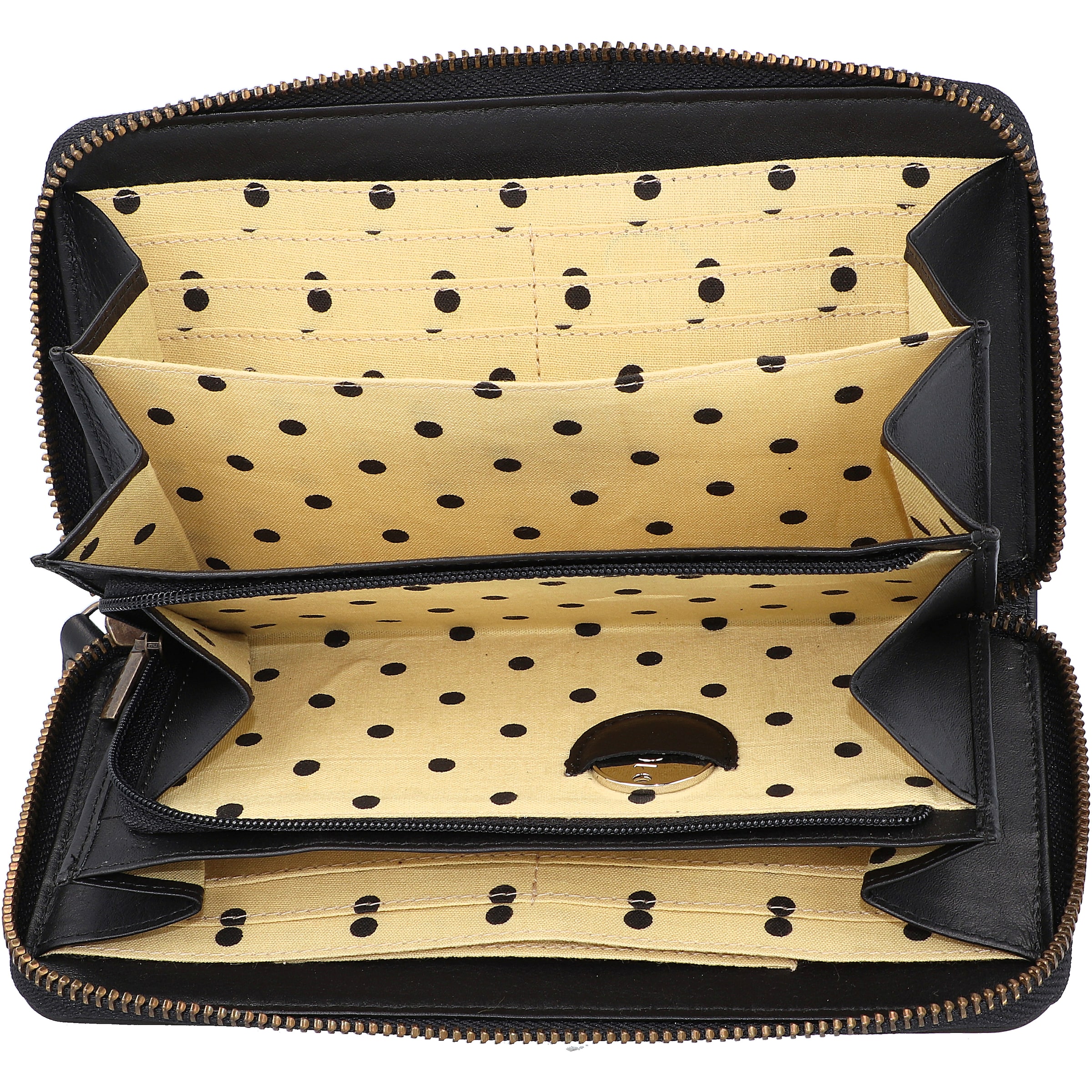 Portamonete 'Peru' di Esquire in nero