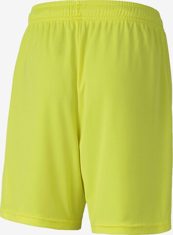 PUMA Regular Workout Pants 'TeamGOAL 23' in Yellow