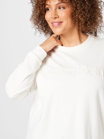 Sweat-shirt Calvin Klein Curve en beige