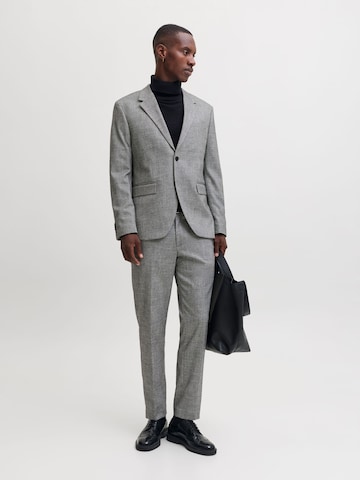 JACK & JONES Slimfit Bandplooibroek 'JPRMartin' in Grijs