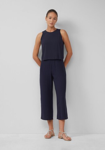s.Oliver BLACK LABEL Jumpsuit in Blauw: voorkant