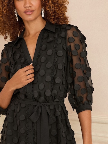 love & roses Dolga srajca | črna barva