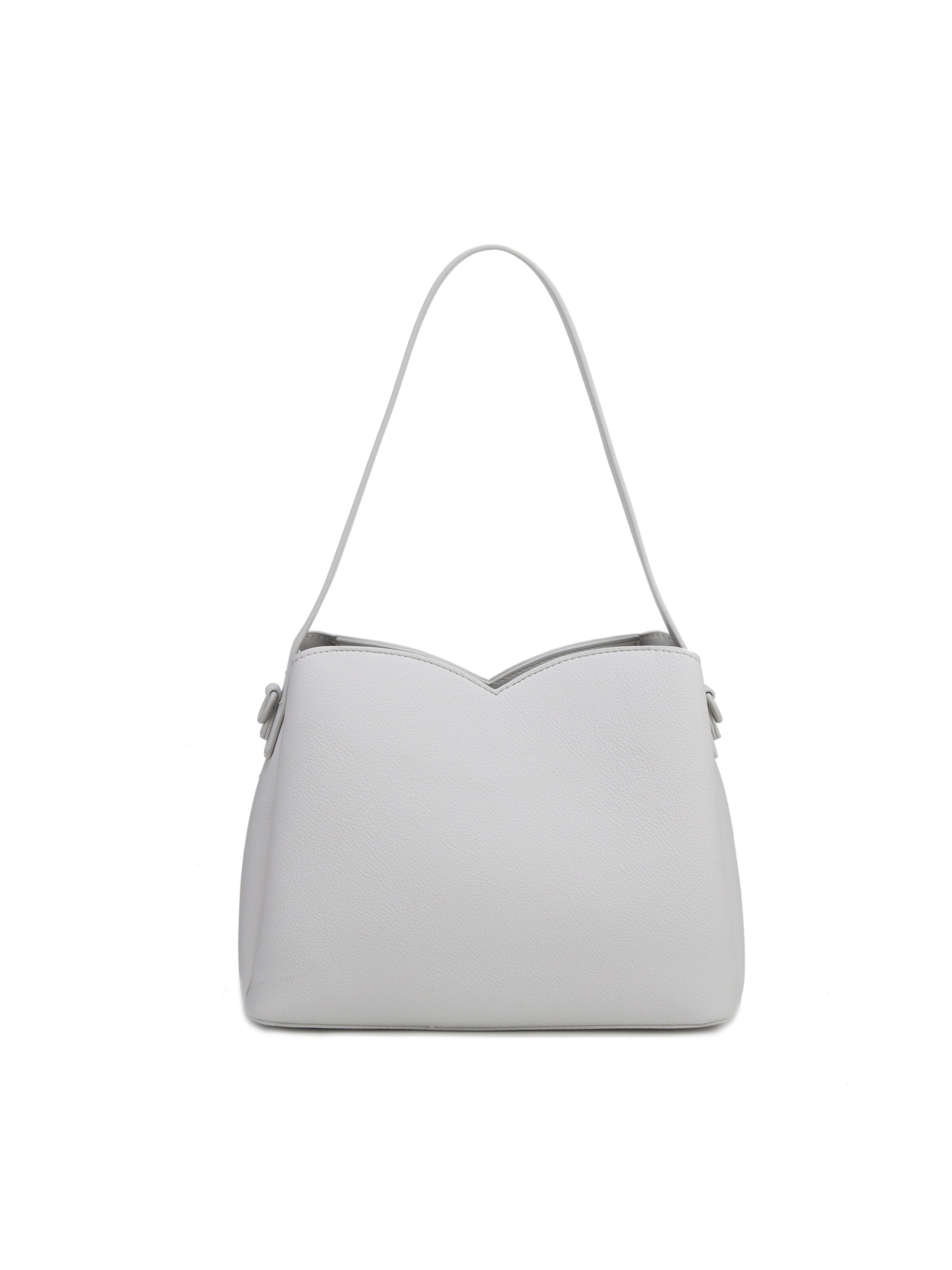 Borsa a spalla 'Borsa a Spalla David Jones Design Curvilineo Ecopelle' di David Jones in grigio
