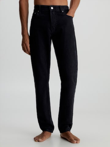 Calvin Klein Jeans Скинни Джинсы в Черный: спереди