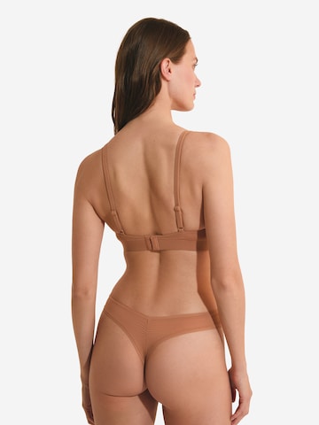 Triangolo Reggiseno 'Pure Soft' di ETAM in marrone