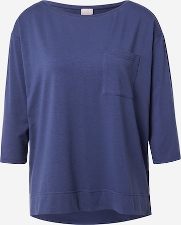 Mey Pajama Shirt 'Liah' in Blue: front