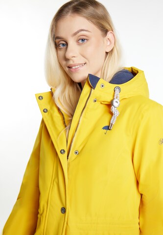 Manteau fonctionnel Schmuddelwedda en jaune