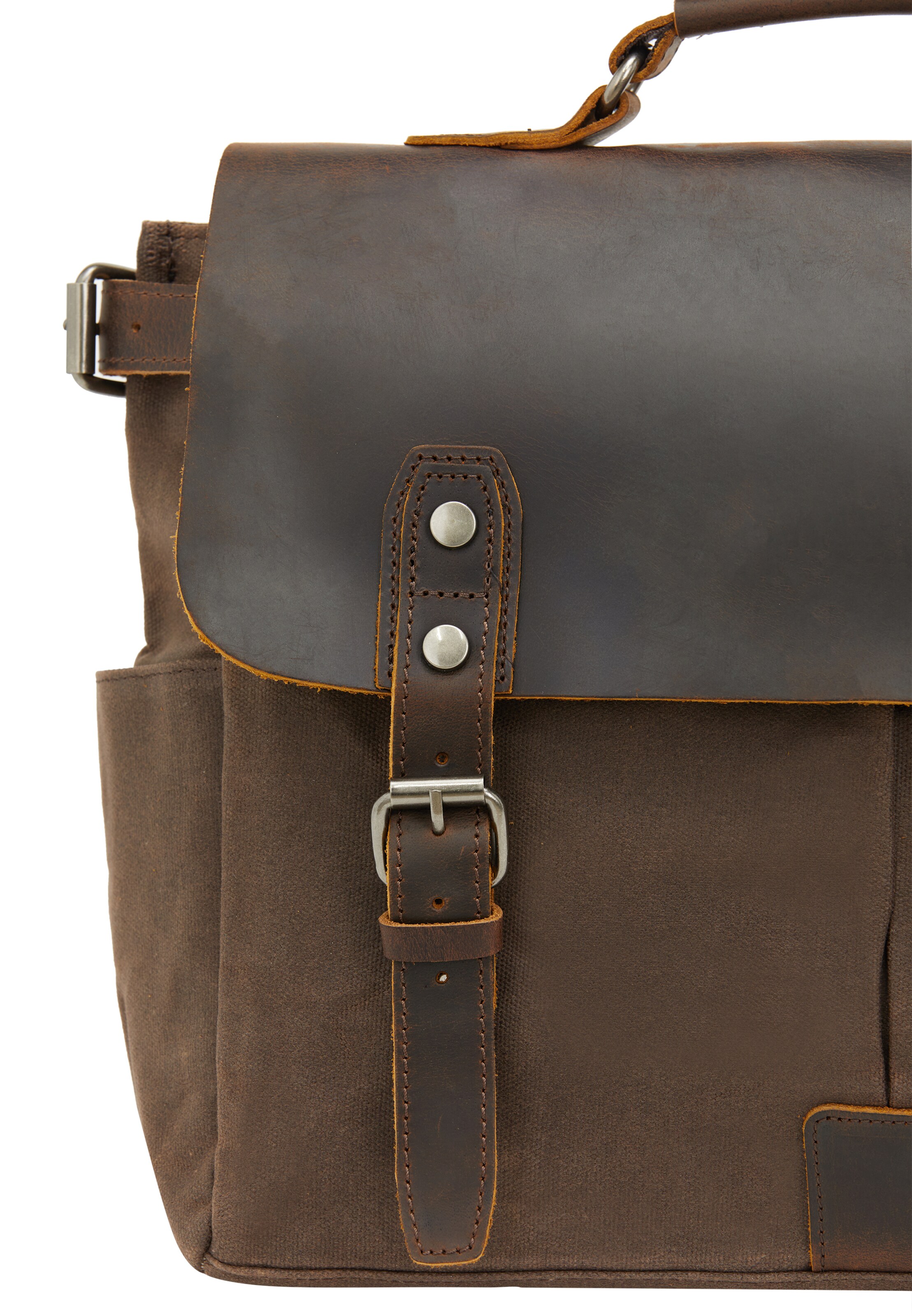 DreiMaster Vintage - Messenger em castanho