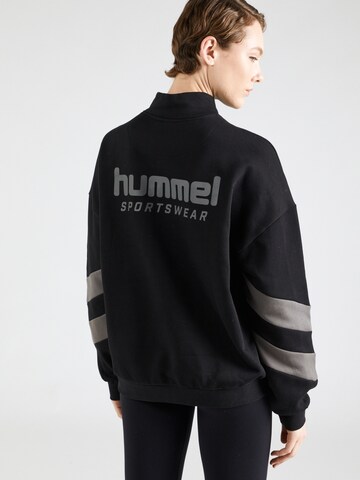 Hummel Αθλητική μπλούζα φούτερ σε μαύρο: μπροστά