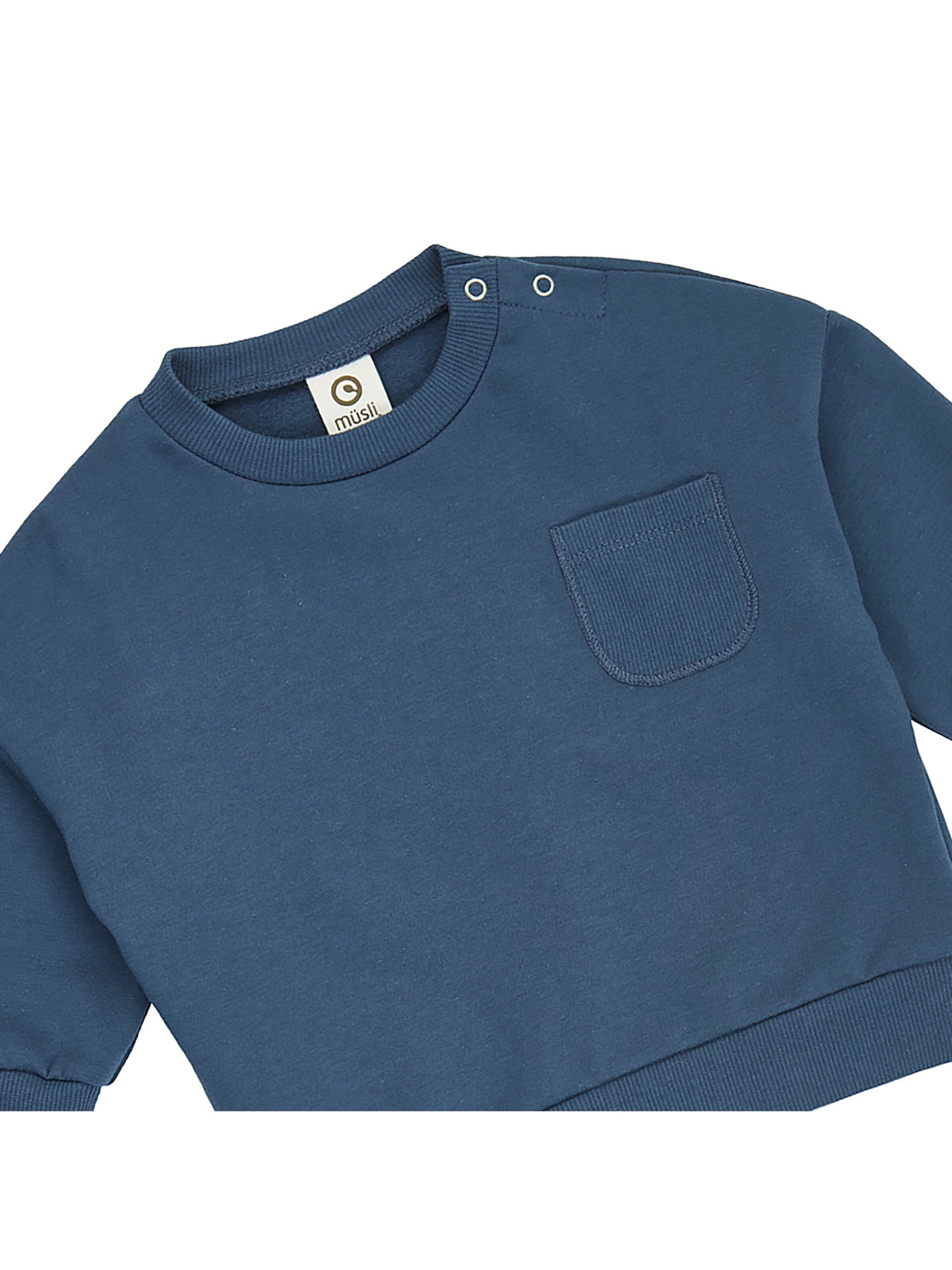 Müsli Sweatshirt in Blauw