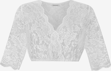 STOCKERPOINT Klederdracht blouse 'Mia' in Wit: voorkant