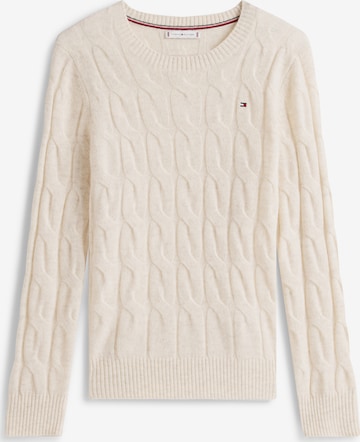 Pull-over TOMMY HILFIGER en beige : devant