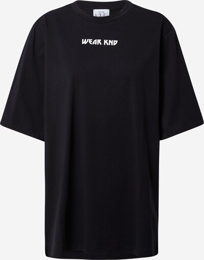 Tricou WEARKND pe negru / alb, Vizualizare produs