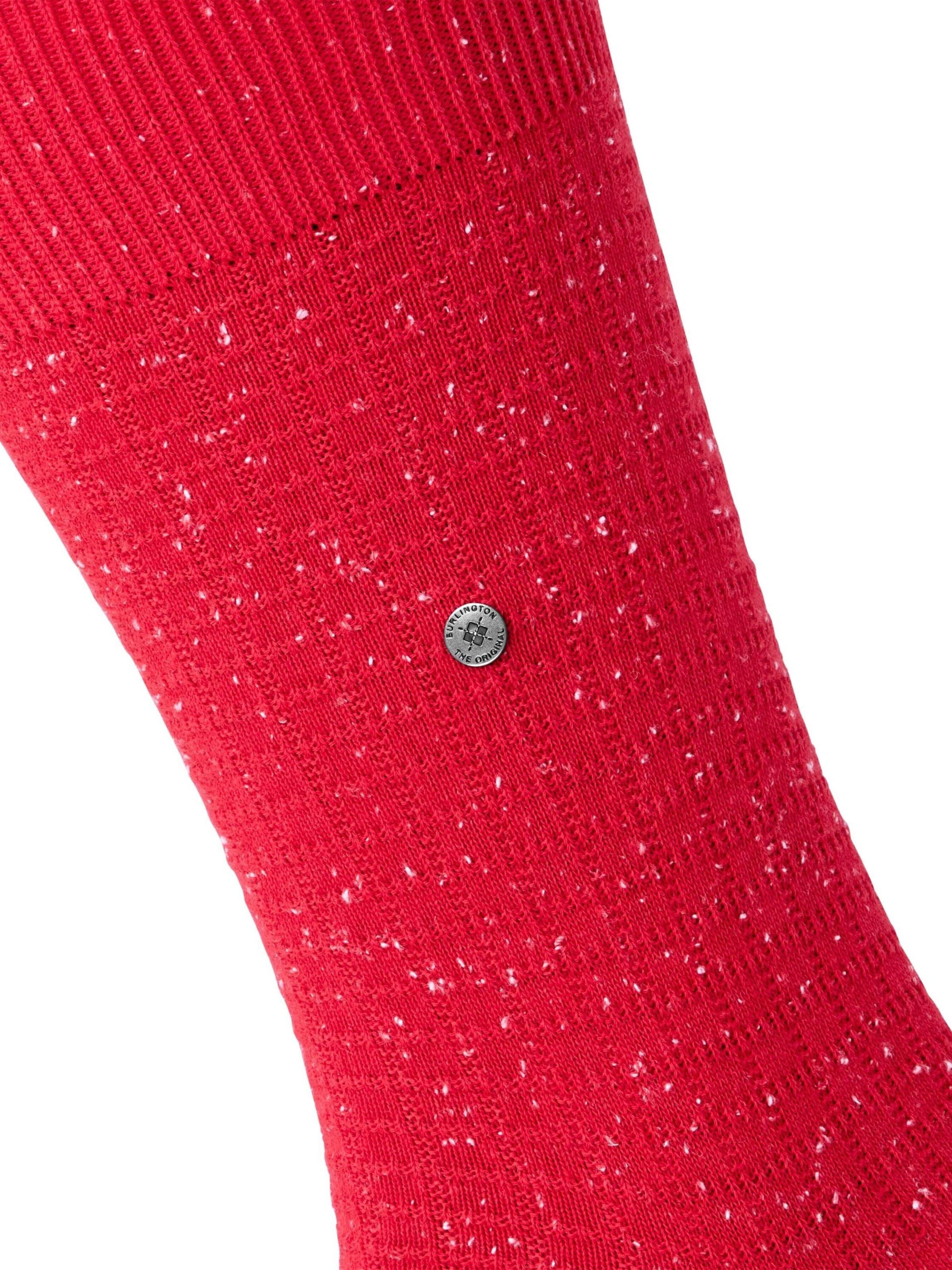BURLINGTON Socks 'Pixel Pop' in Red: front