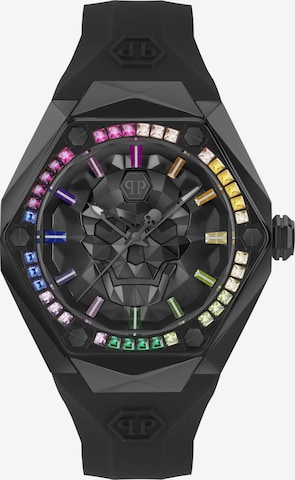 Orologio analogico 'The $kull Spikes' di Philipp Plein Watches in nero: frontale