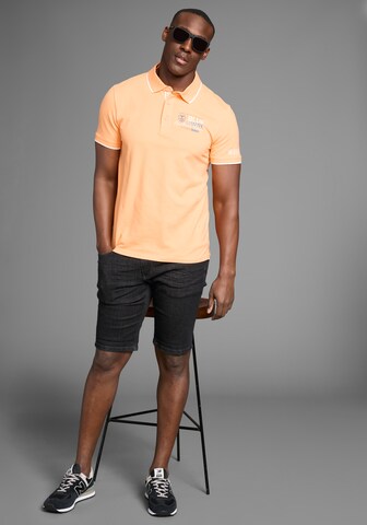 DELMAO Poloshirt in Orange