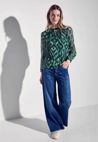 STREET ONE Bluse in Grün