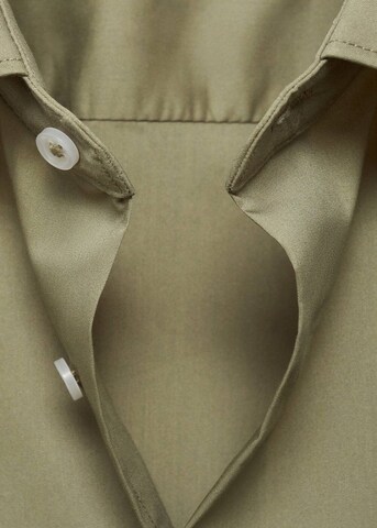 MANGO MAN Regular fit Button Up Shirt 'Play' in Green