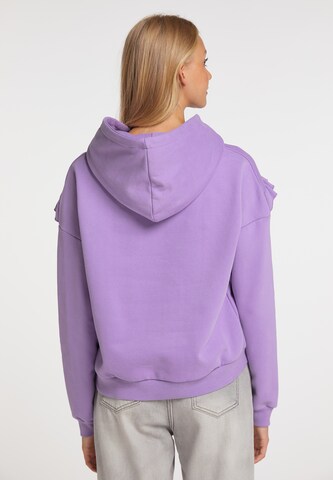 MYMO Kapuzensweatshirt in Lila