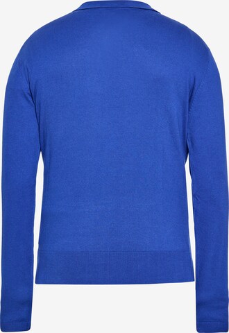 Pull-over boline en bleu