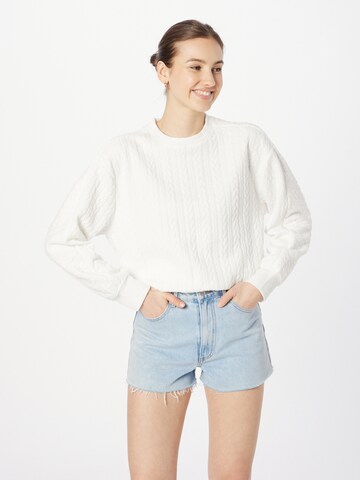 Hailys Sweatshirt 'Joline' in White: front