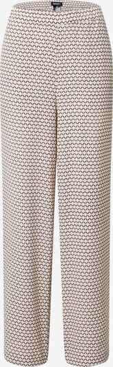 DKNY Hose in kitt / dunkelbraun / lachs / weiß, Produktansicht