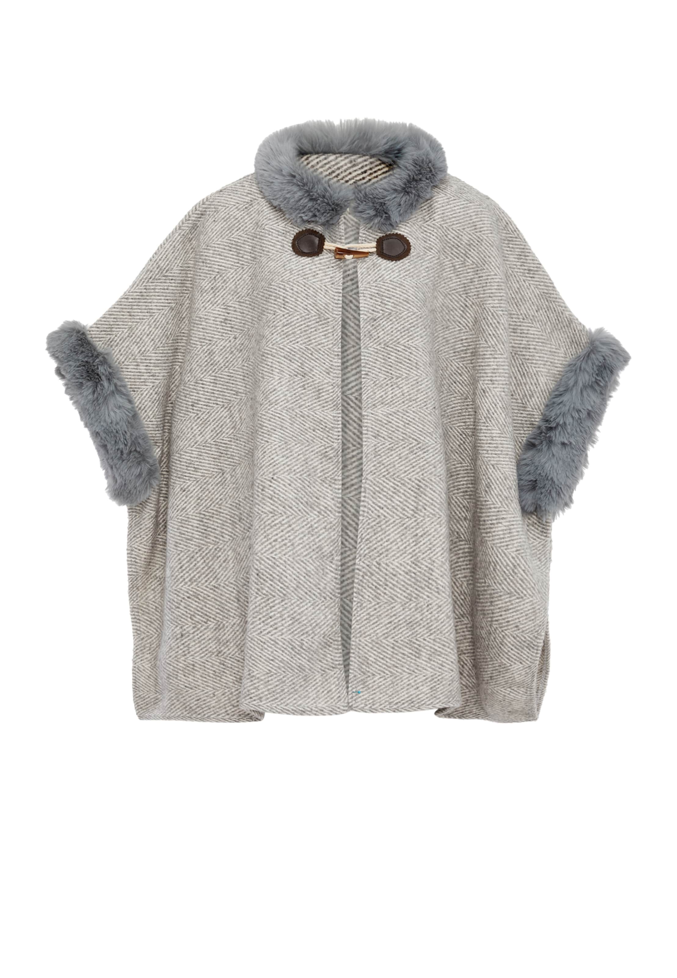 FRAULLY Cape in White: front