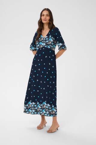 Robe 'KArosine' Kaffe en bleu : devant