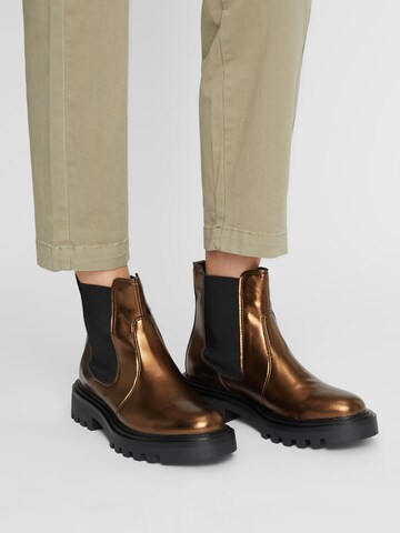 TAMARIS Chelsea boots i brons: framsida