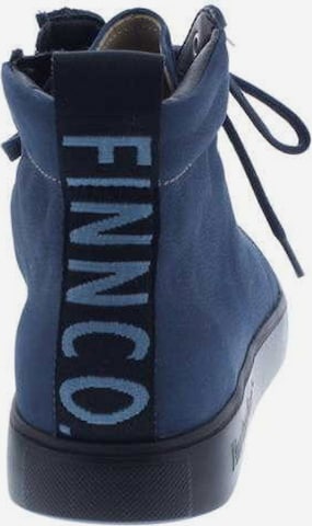 Finn Comfort Lace-Up Ankle Boots in Blue